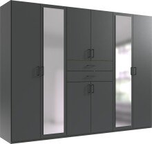 Drehtürenschrank >Dillingen< in GRAPHIT -...