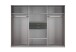 Drehtürenschrank >Dillingen< in GRAPHIT - 270x208x58cm (BxHxT)