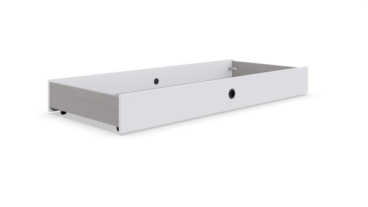 Bettschubkasten >Rügen< in WEISS - 134x12x56cm (BxHxT)