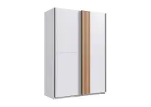 Schwebetürenschrank >Rügen< in WEISS +...