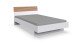 Bett >Rügen< in WEISS + AKUSTIKLAMELLEN ARTISAN NB - 126x85x210cm (BxHxT)
