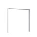 Passepartout >Passepartout< in Weiss Glanz - 210,9x215,1x23,8cm (BxHxT)