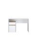 Schreibtisch >MODULTRICK< in Weiss / Artisan Eiche Dekor - 110x72,7x52,7cm (BxHxT)