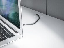 Schreibtisch >MODULTRICK< in Weiss / Artisan Eiche Dekor - 140x72,7x52,7cm (BxHxT)