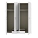 Drehtürenschrank >ECONOBOX< in Weiss  - 159,1x190,5x54,4cm (BxHxT)