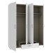 Drehtürenschrank >ECONOBOX< in Weiss  - 159,1x190,5x54,4cm (BxHxT)