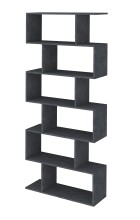 Aktenregal >Calli< in schiefer - 80x192x24,6 (BxHxT)