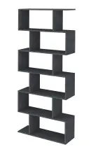 Aktenregal >Calli< in schiefer - 80x192x24,6 (BxHxT)
