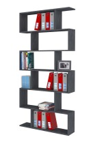 Aktenregal >Calli< in schiefer - 80x192x24,6 (BxHxT)