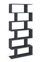 Aktenregal >Calli< in schiefer - 80x192x24,6 (BxHxT)