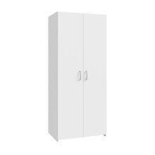 Drehtürenschrank >ECONOBOX< in Weiss - 79,7x190,5x54,4cm (BxHxT)