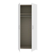 Drehtürenschrank >ECONOBOX< in Weiss - 79,7x190,5x54,4cm (BxHxT)