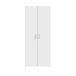 Drehtürenschrank >ECONOBOX< in Weiss - 79,7x190,5x54,4cm (BxHxT)