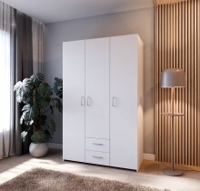 Drehtürenschrank >ECONOBOX< in Weiss  -...
