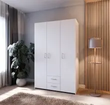 Drehtürenschrank >ECONOBOX< in Weiss  -...
