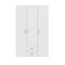 Drehtürenschrank >ECONOBOX< in Weiss  -...