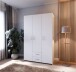 Drehtürenschrank >ECONOBOX< in Weiss  - 119,4x190,5x54,4cm (BxHxT)