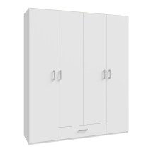 Drehtürenschrank >ECONOBOX 2< in weiß - 177,5x210,5x54,2cm (BxHxT)