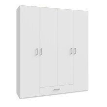 Drehtürenschrank >ECONOBOX 2< in weiß - 177,5x210,5x54,2cm (BxHxT)