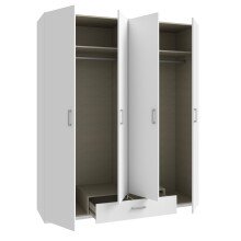 Drehtürenschrank >ECONOBOX 2< in weiß - 177,5x210,5x54,2cm (BxHxT)