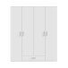 Drehtürenschrank >ECONOBOX 2< in weiß - 177,5x210,5x54,2cm (BxHxT)