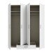 Drehtürenschrank >ECONOBOX 2< in weiß - 177,5x210,5x54,2cm (BxHxT)