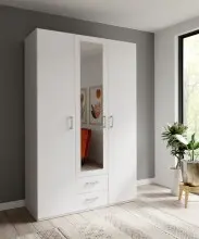 Drehtürenschrank >ECONOBOX 2< in weiß /...