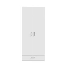 Drehtürenschrank >ECONOBOX 2< in Weiss - 88,9x210,5x54,2cm (BxHxT)