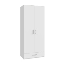 Drehtürenschrank >ECONOBOX 2< in Weiss - 88,9x210,5x54,2cm (BxHxT)