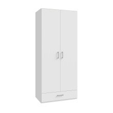 Drehtürenschrank >ECONOBOX 2< in Weiss - 88,9x210,5x54,2cm (BxHxT)