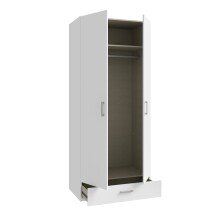 Drehtürenschrank >ECONOBOX 2< in Weiss - 88,9x210,5x54,2cm (BxHxT)