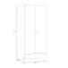 Drehtürenschrank >ECONOBOX 2< in Weiss - 88,9x210,5x54,2cm (BxHxT)