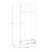 Drehtürenschrank >ECONOBOX 2< in Weiss - 88,9x210,5x54,2cm (BxHxT)