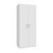 Drehtürenschrank >ECONOBOX 2< in Weiss - 88,9x210,5x54,2cm (BxHxT)