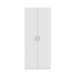 Drehtürenschrank >ECONOBOX 2< in Weiss - 88,9x210,5x54,2cm (BxHxT)