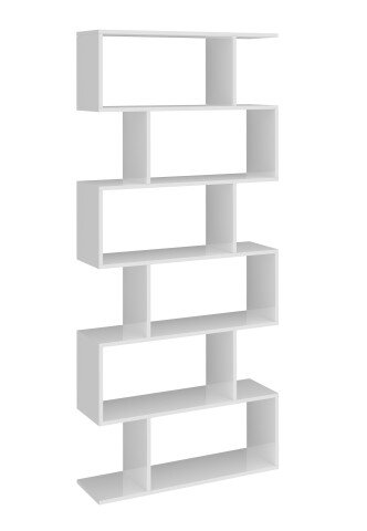 Aktenregal >Calli< in weiß - 80x192x24,6 (BxHxT)