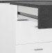 Schreibtisch >Sliding< ausziehbarer Tischplatte - 130x75x60 (B/H/T)