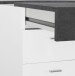 Schreibtisch >Sliding< ausziehbarer Tischplatte - 130x75x60 (B/H/T)