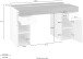 Schreibtisch >Sliding< ausziehbarer Tischplatte - 130x75x60 (B/H/T)