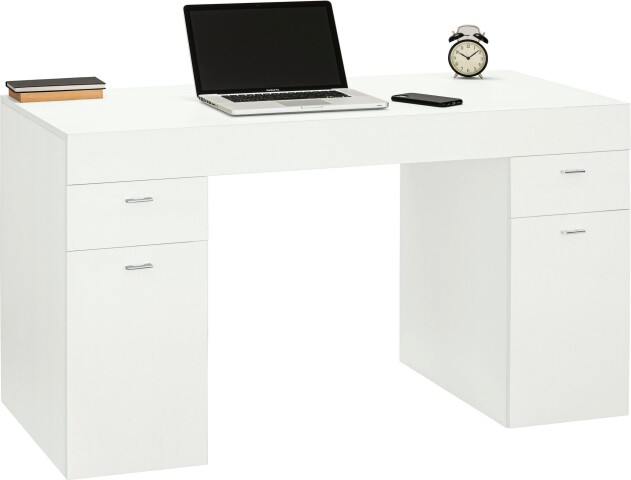 Schreibtisch >Sliding< ausziehbarer Tischplatte - 130x75x60 (B/H/T)