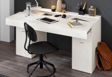 Schreibtisch >Sliding< ausziehbarer Tischplatte - 130x75x60 (B/H/T)
