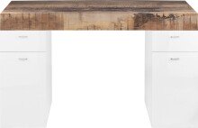 Schreibtisch >Sliding< ausziehbarer Tischplatte - 130x75x60 (B/H/T)