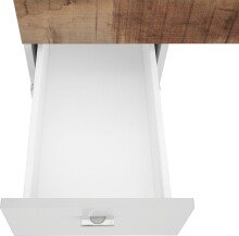 Schreibtisch >Sliding< ausziehbarer Tischplatte - 130x75x60 (B/H/T)