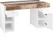 Schreibtisch >Sliding< ausziehbarer Tischplatte - 130x75x60 (B/H/T)