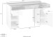 Schreibtisch >Sliding< ausziehbarer Tischplatte - 130x75x60 (B/H/T)