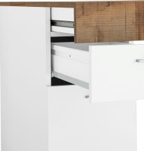 Schreibtisch >Sliding< ausziehbarer Tischplatte - 100x75x60 (B/H/T)