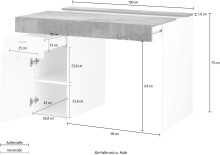 Schreibtisch >Sliding< ausziehbarer Tischplatte - 100x75x60 (B/H/T)
