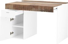Schreibtisch >Sliding< ausziehbarer Tischplatte - 100x75x60 (B/H/T)