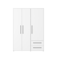 Drehtürenschrank >MOKKARIS< in weiss -...