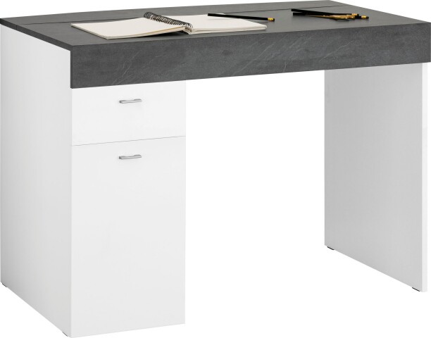 Schreibtisch >Sliding< ausziehbarer Tischplatte - 100x75x60 (B/H/T)